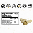 Immune and Energy Support Supplement: Image showing Hyper Drive Green Label capsules, emphasizing the immune-boosting properties of Ginseng and cognitive benefits of Ginkgo Biloba.